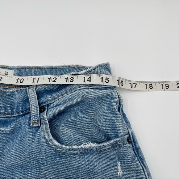 Abercrombie & Fitch The 90s Straight Ultra High Rise Women’s 31/12L Distressed - Picture 12 of 15